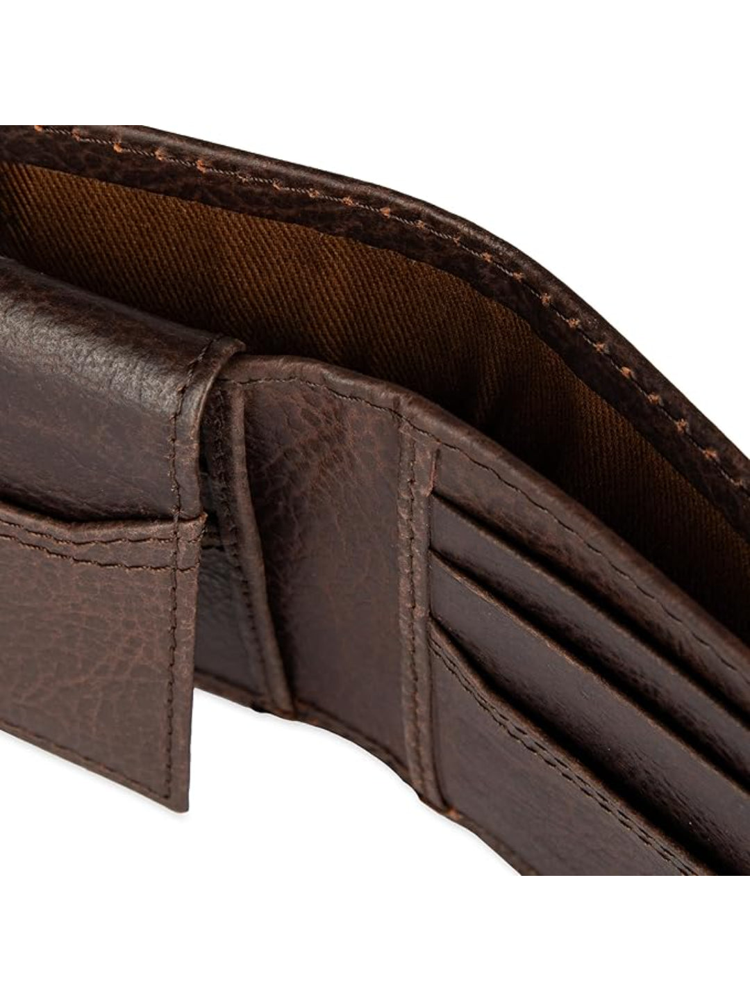 Columbia Men Brown RFID Passcase Wallet