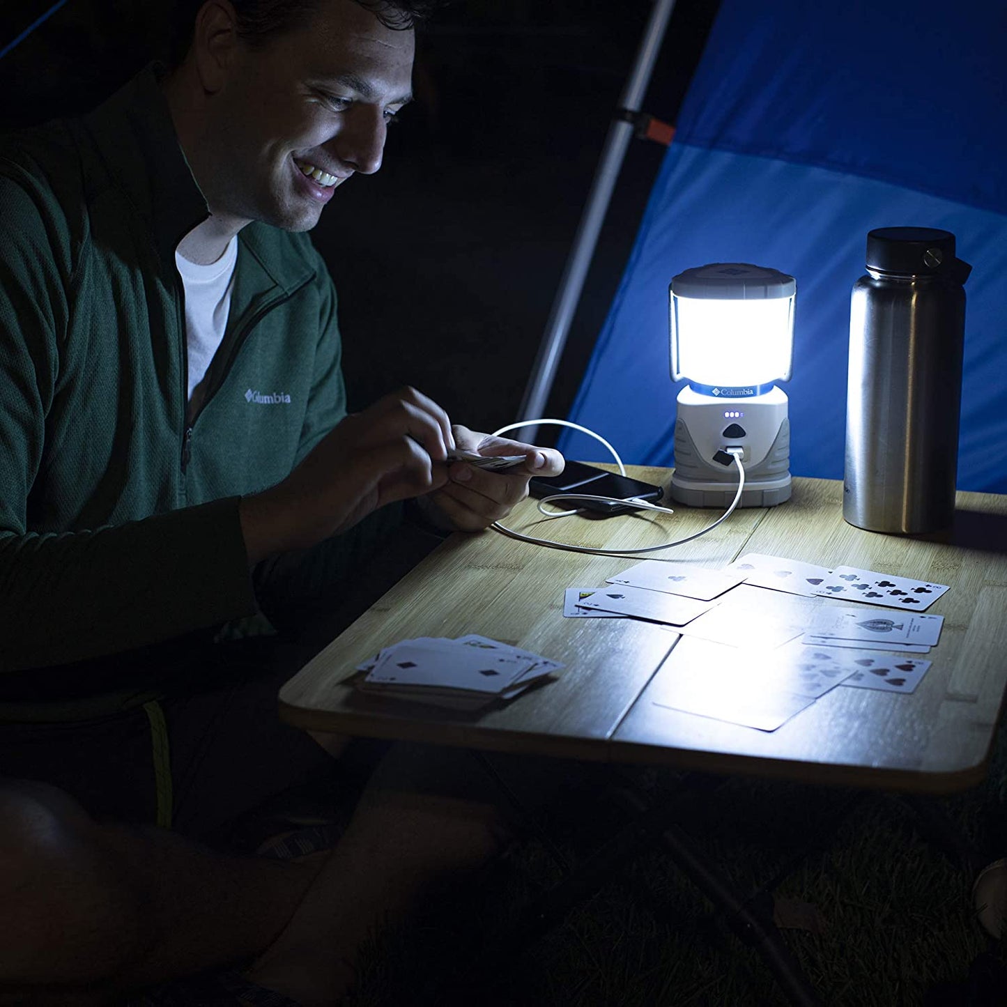 Columbia Unisex Grey Rechargeable 750L Lantern