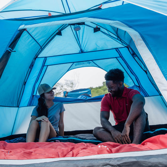 Columbia Unisex Blue 4P FRP Dome Tent