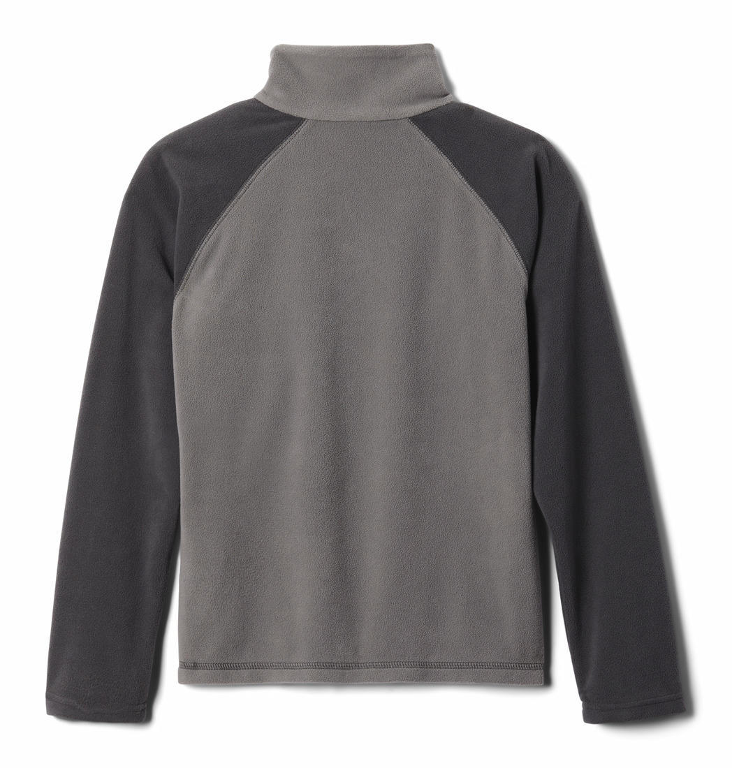 Columbia Kids Boys Grey Glacial Half Zip Fleece Jacket