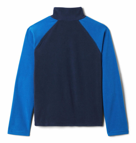Columbia Kids Boys Blue Glacial Half Zip Fleece Jacket