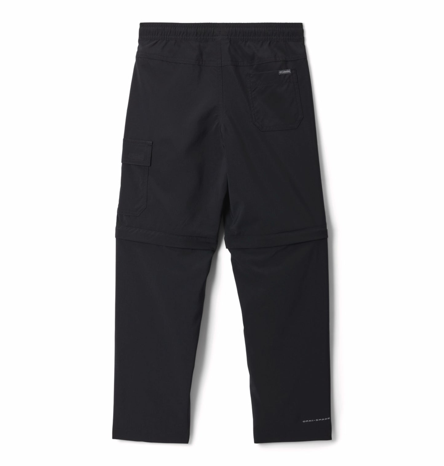 Columbia Kids Boys Black Omni-Shade Silver Ridge Convertible Utility Pants