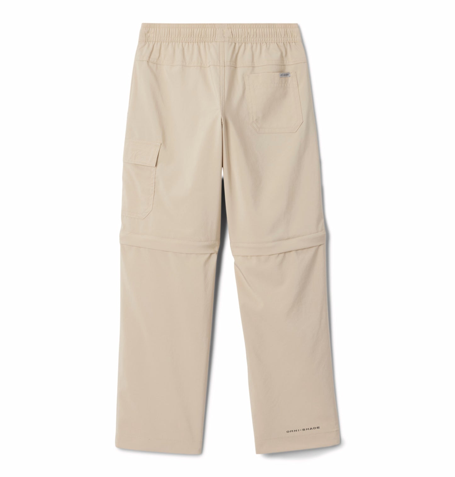 Columbia Kids Boys Beige Omni-Shade Silver Ridge Utility Convertible Pant