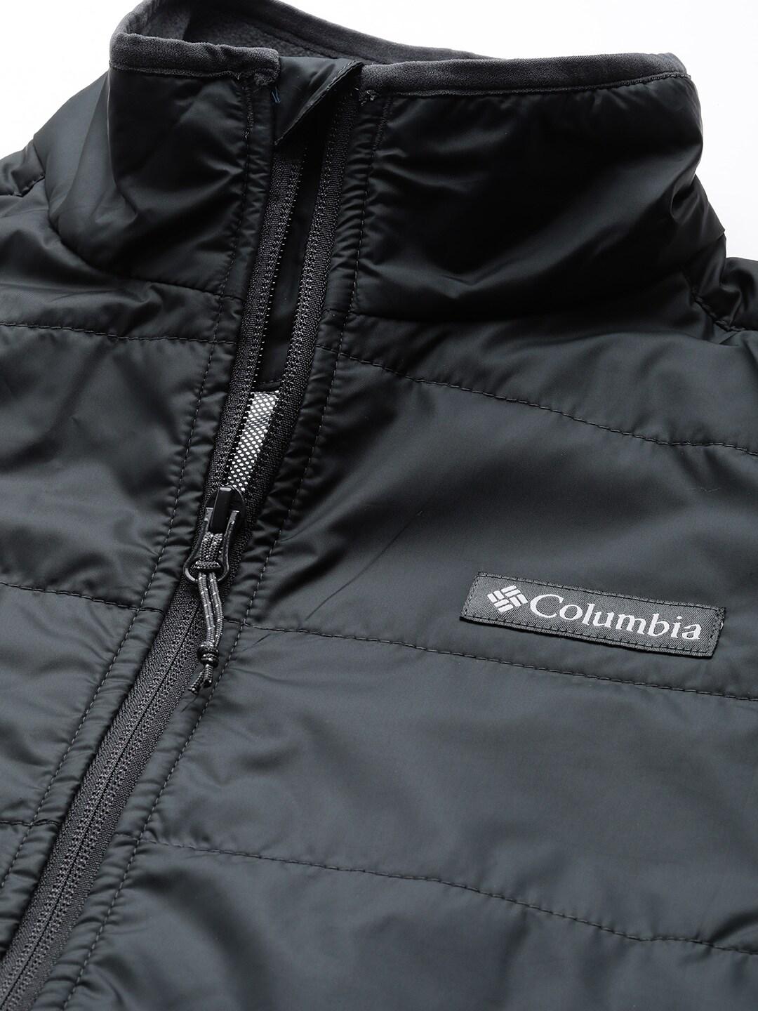 Columbia Men Grey Basin Butte Full Zip Fleece Jacket