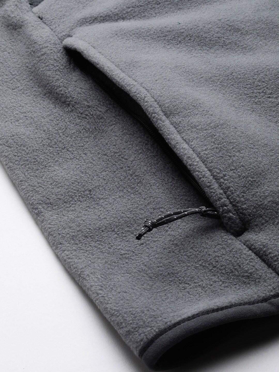 Columbia Men Grey Basin Butte Full Zip Fleece Jacket