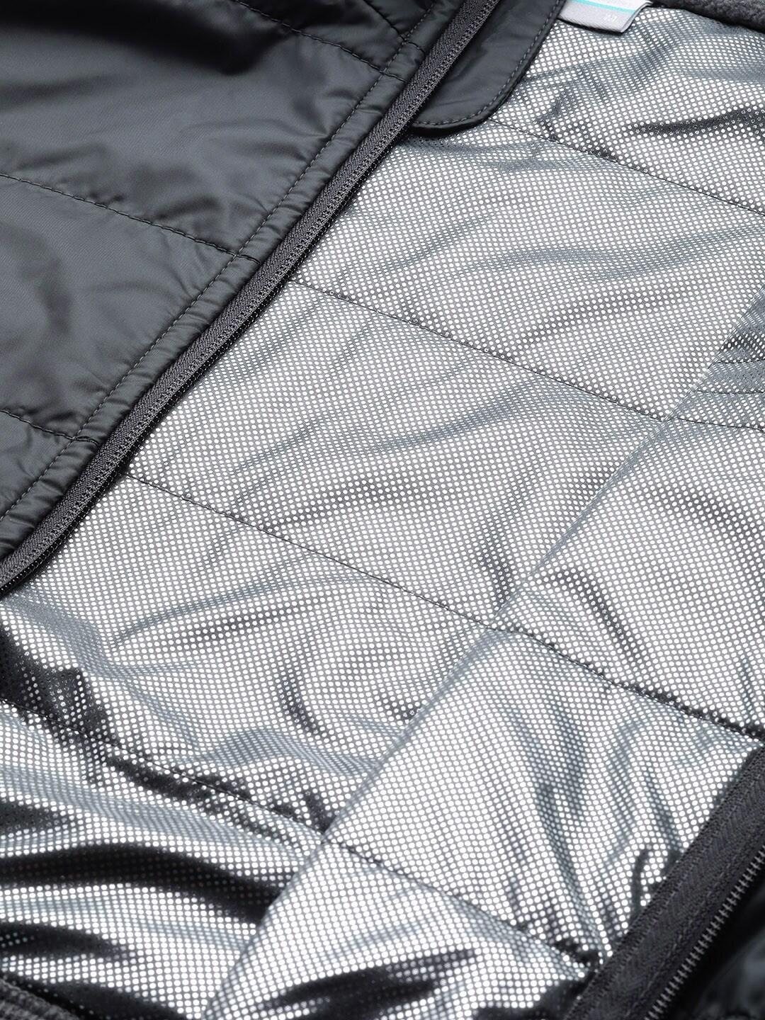 Columbia Men Grey Basin Butte Full Zip Fleece Jacket