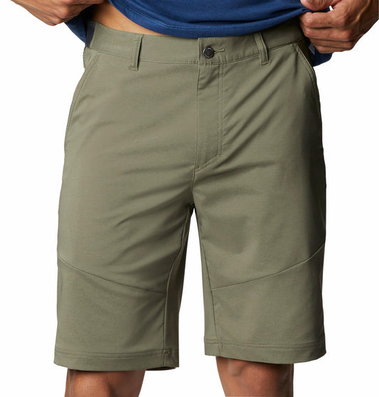 Columbia Men Olive Tech Trail Shorts