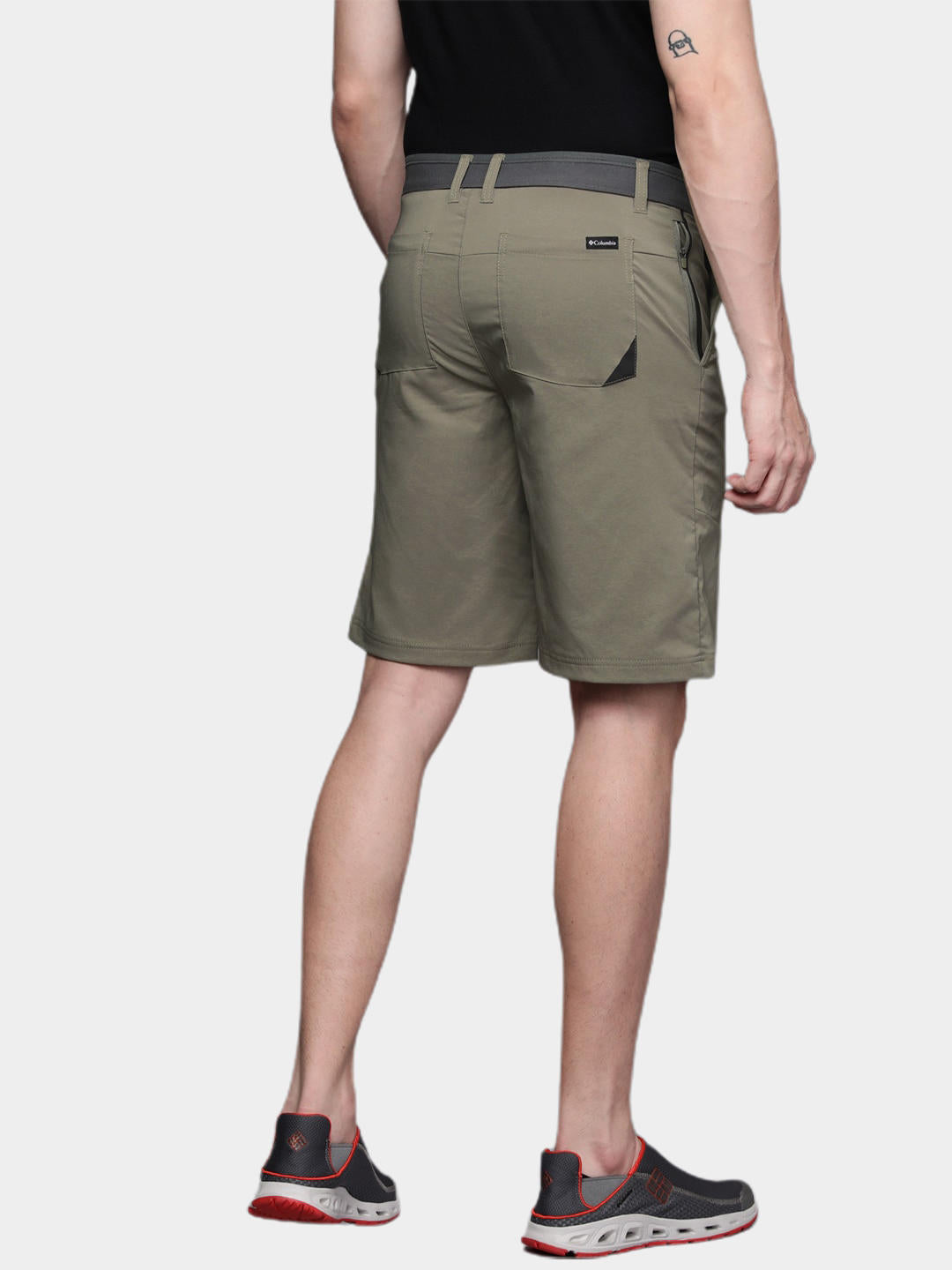 Columbia Men Olive Tech Trail Shorts