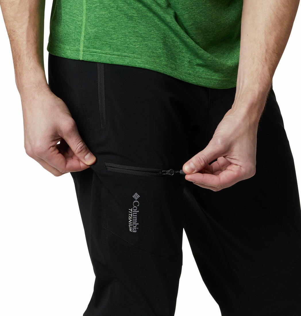 Columbia Men Black M Titan Pass Pant