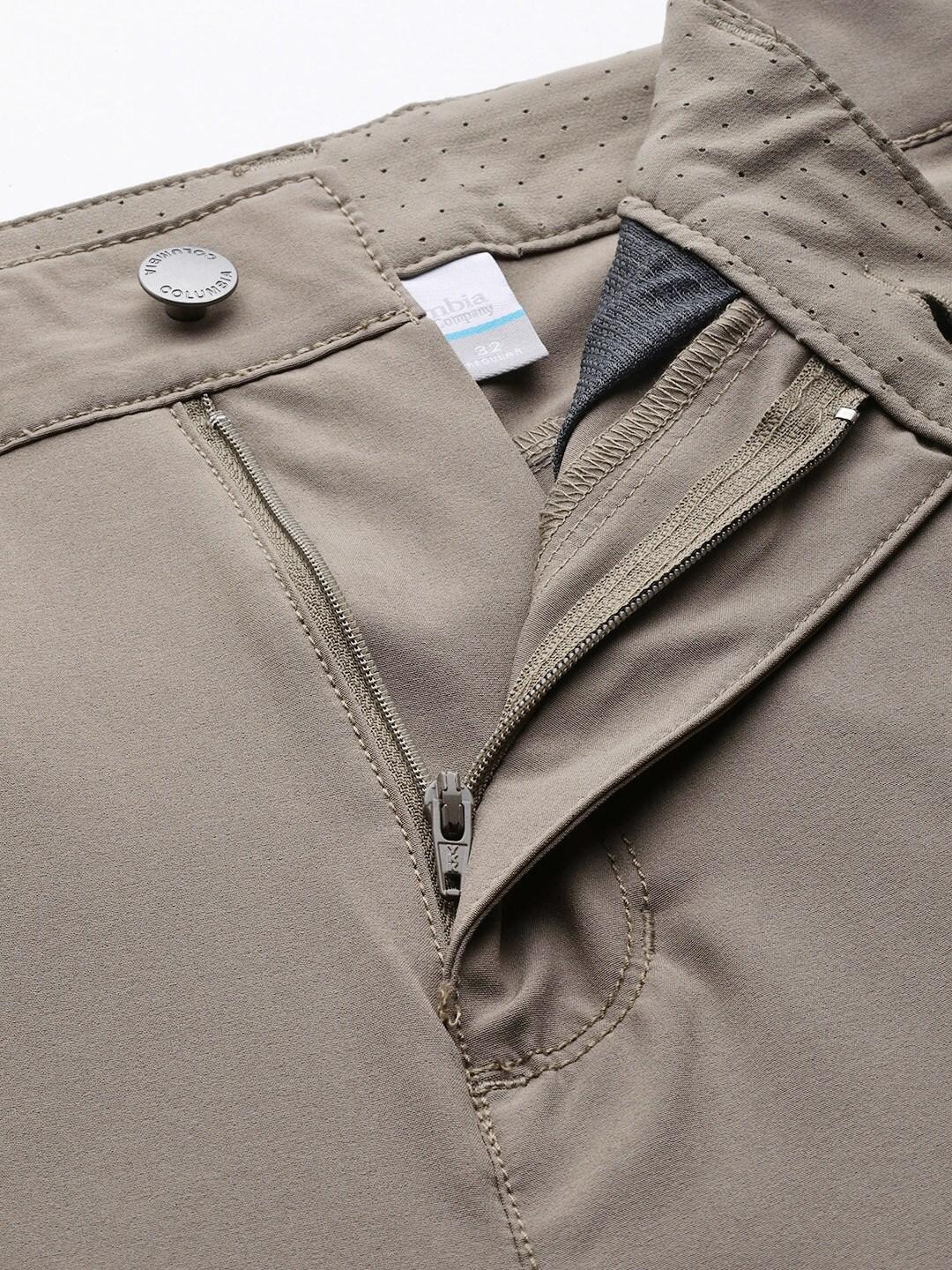 Columbia Men Beige Outdoor Elements Stretch Pant