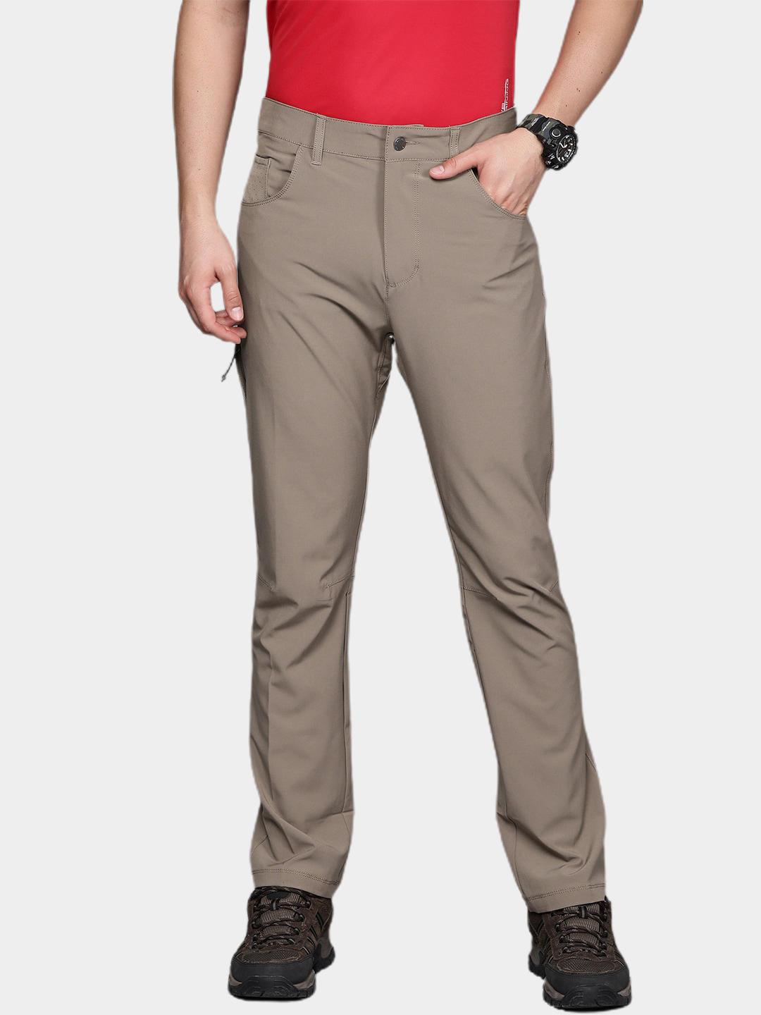 Columbia Men Beige Outdoor Elements Stretch Pant