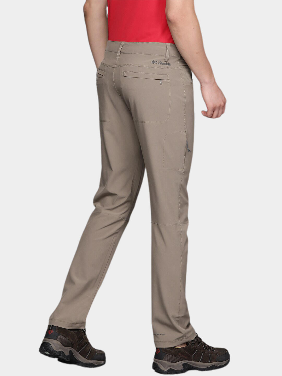 Columbia Men Beige Outdoor Elements Stretch Pant