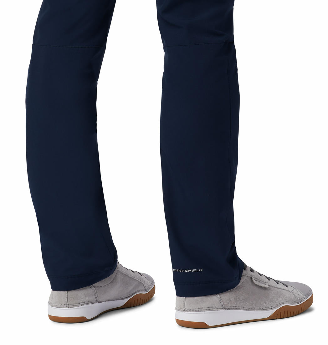 Columbia Men Blue Outdoor Elements Stretch Pant (Sun Protection)