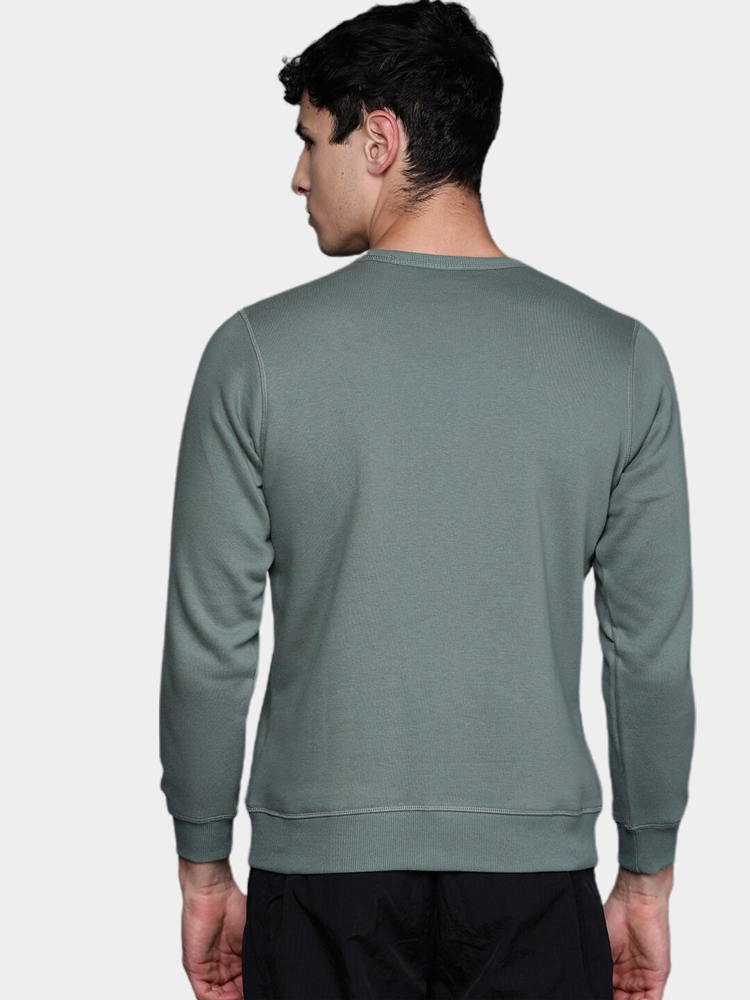 Columbia Men Green M Columbia Logo Fleece Crew Fleece Jacket