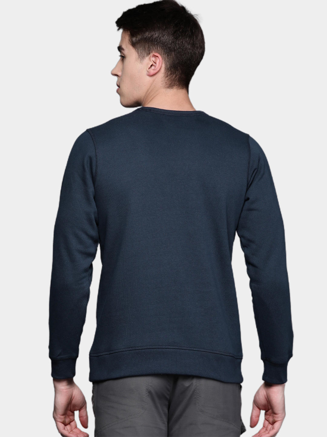 Columbia Men Blue M Columbia Logo Fleece Crew (Sun Protection)