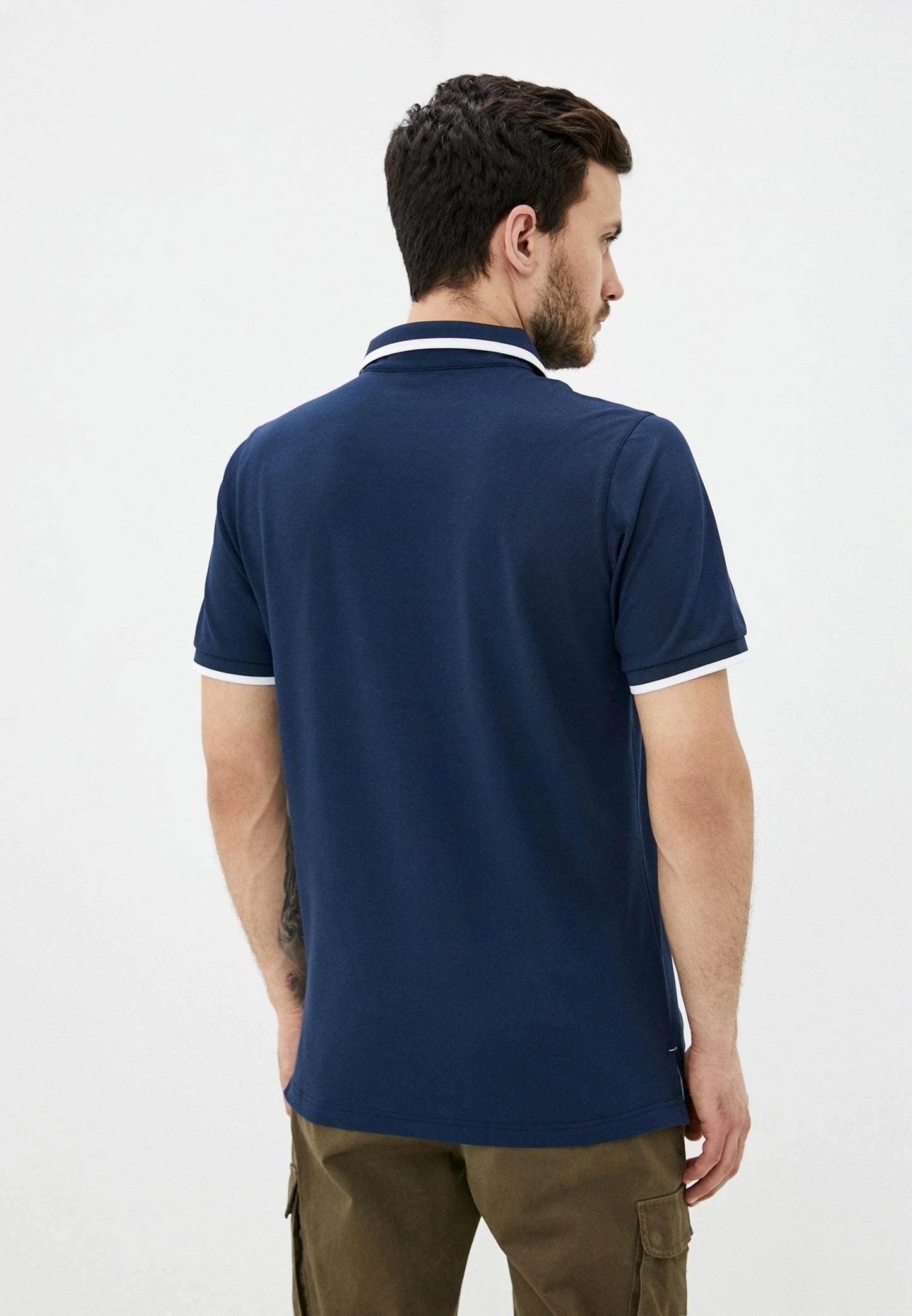 Columbia Mens Navy Blue Omni-Wick Cove Dome Butte Solid Pique Polo Tshirt