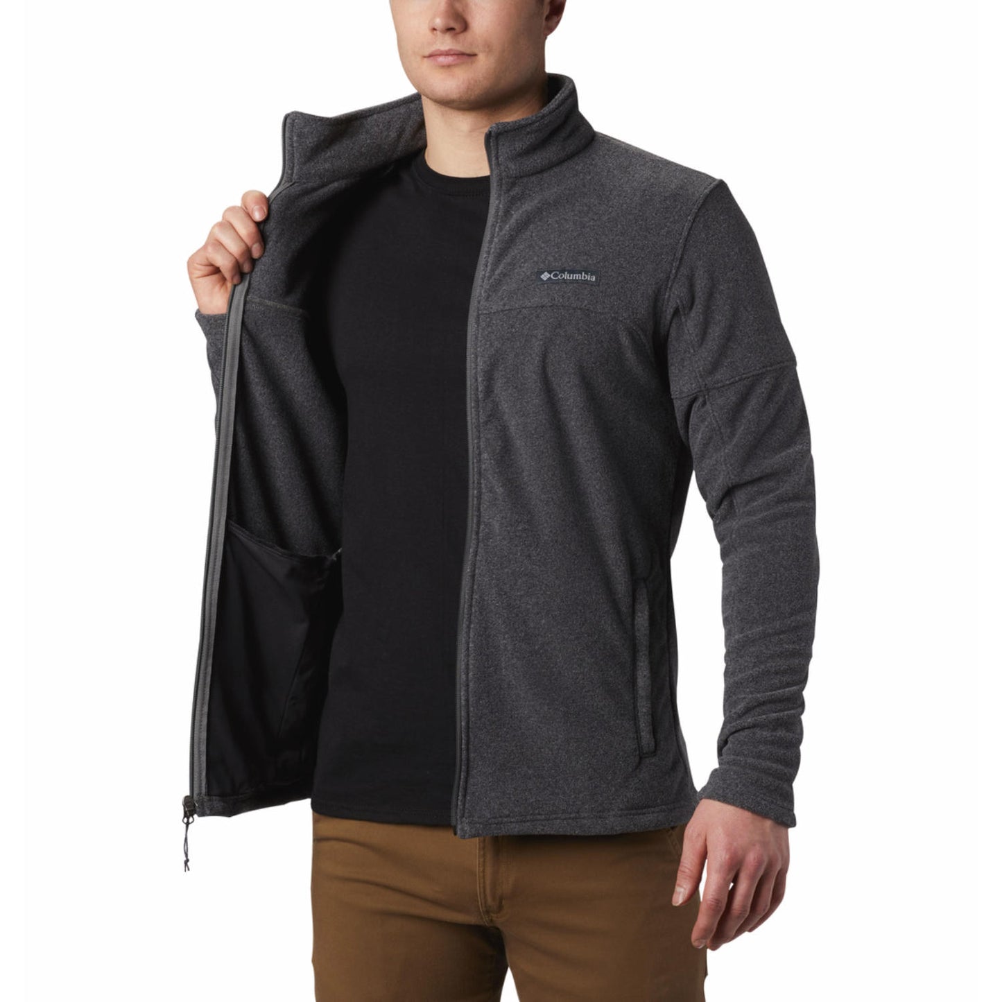 Columbia Mens Grey Basin Trail III Full Zip