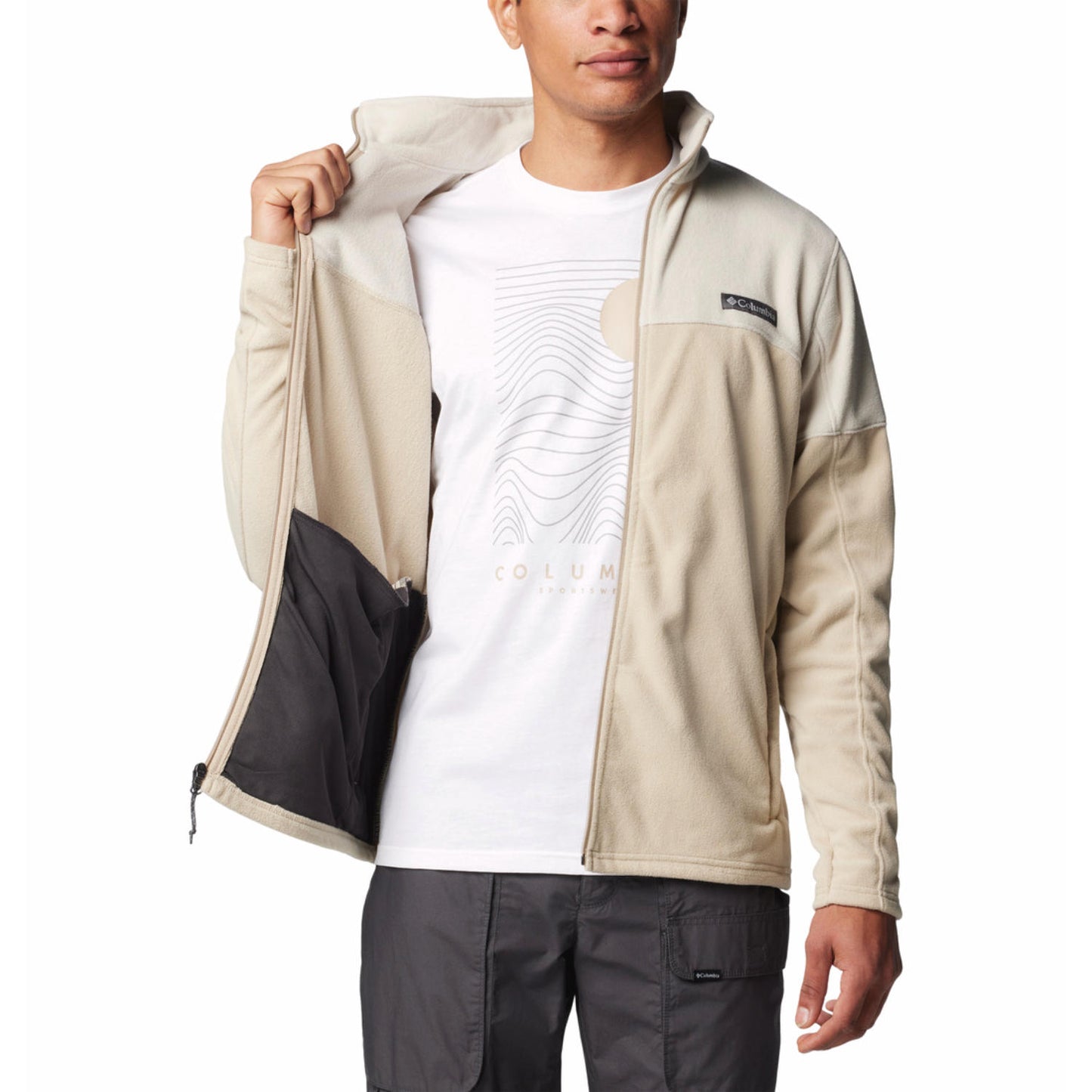 Columbia Mens Brown Basin Trail III Full Zip