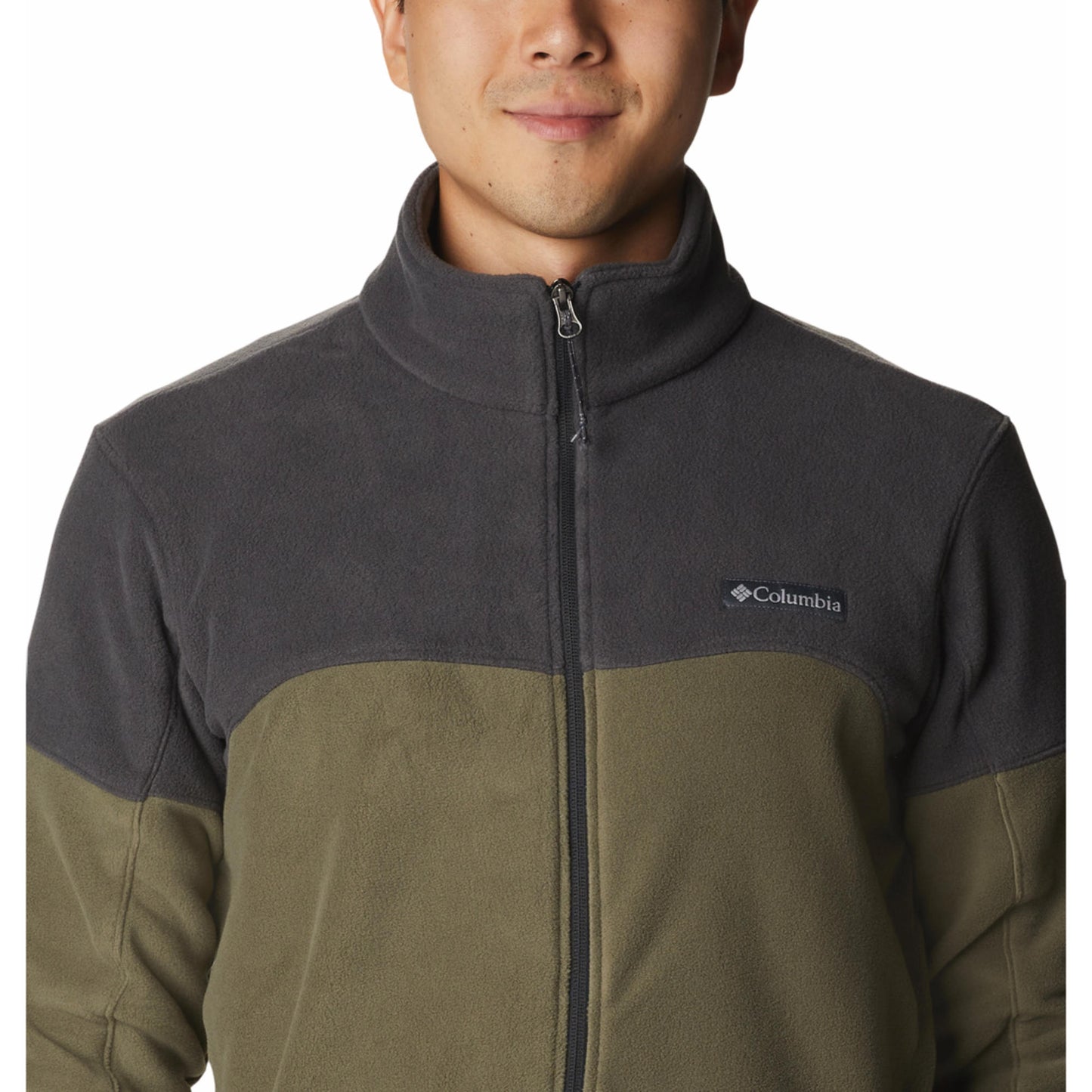 Columbia Men Green Basin Trail III Fleece Jacket