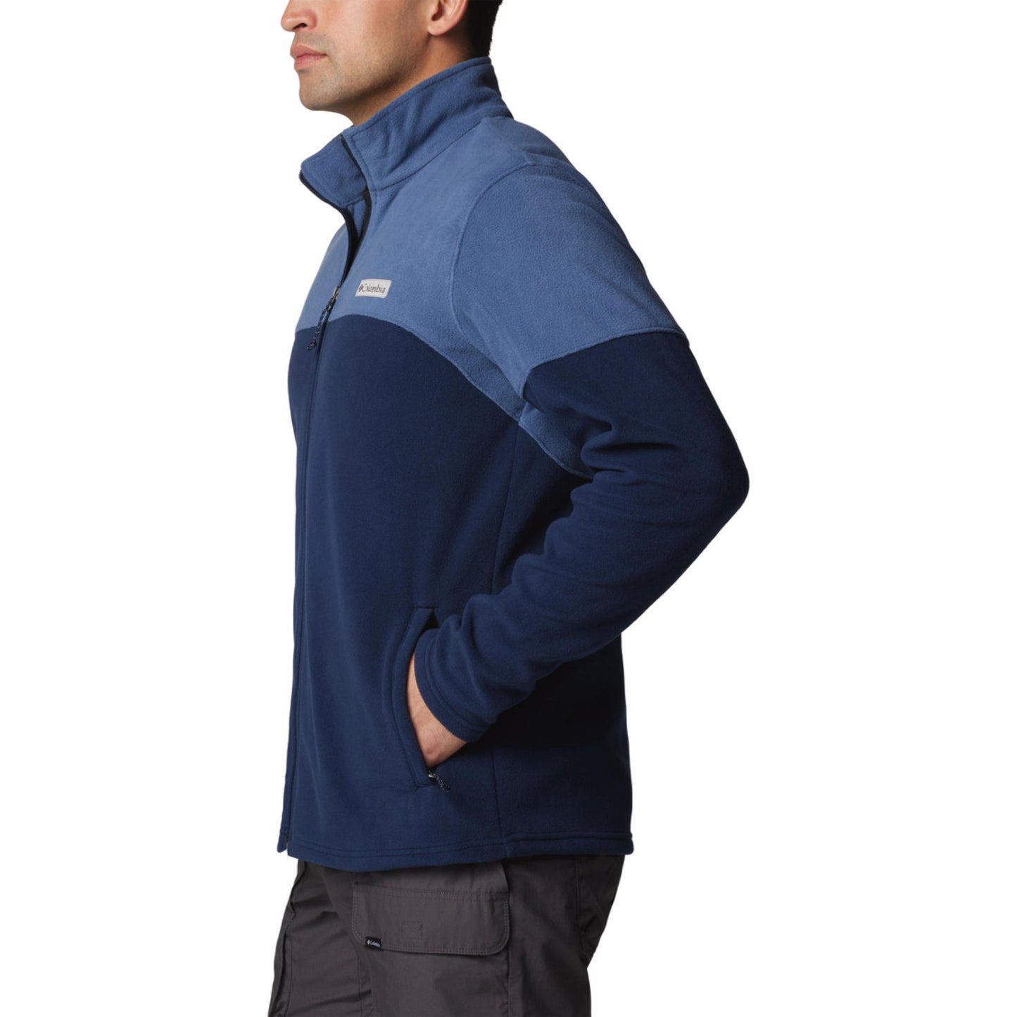 Columbia Men Blue Basin Trail III Fleece Jacket