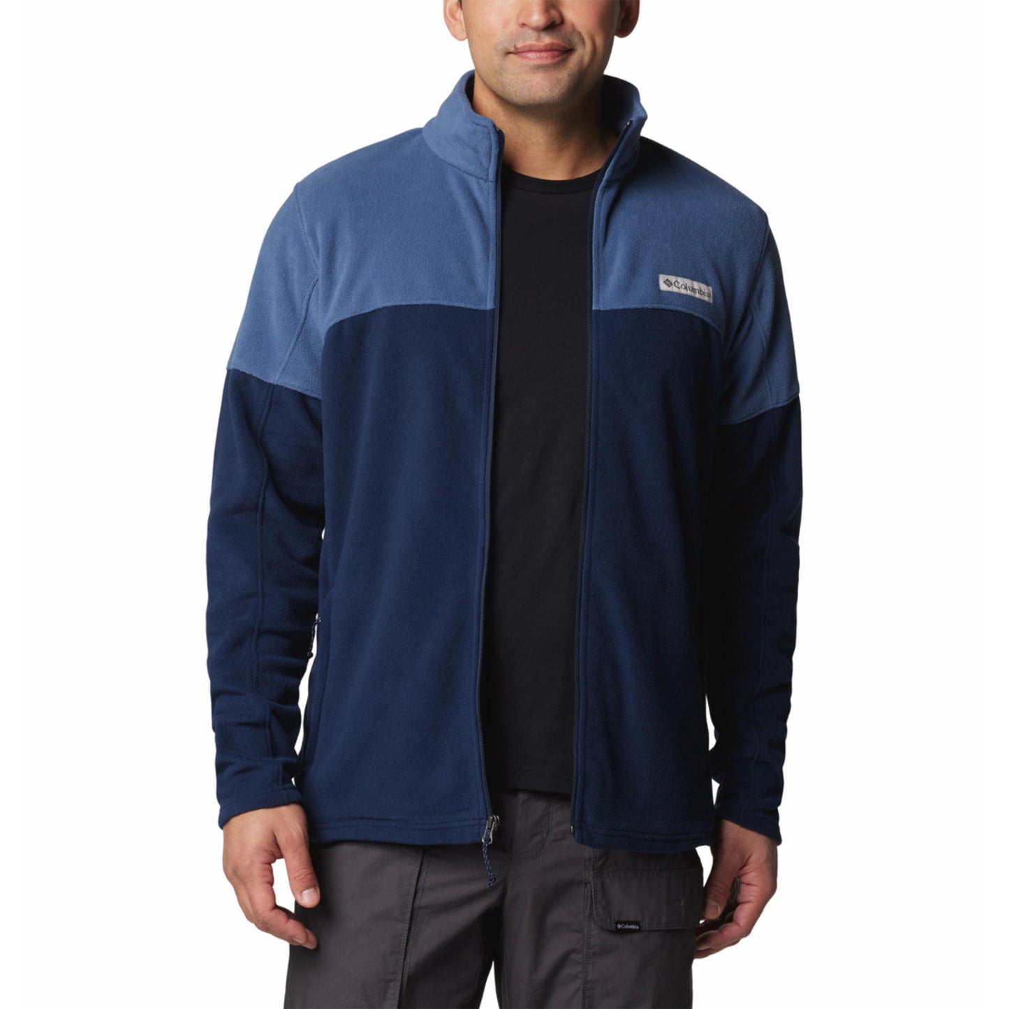 Columbia Men Blue Basin Trail III Fleece Jacket