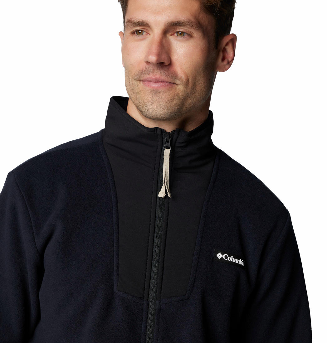 Columbia Men Black Sequoia Grove Fleece Jacket