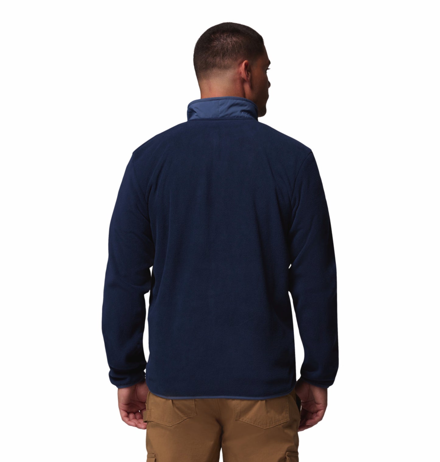 Columbia Men Navy Blue Sequoia Grove Fleece Jacket