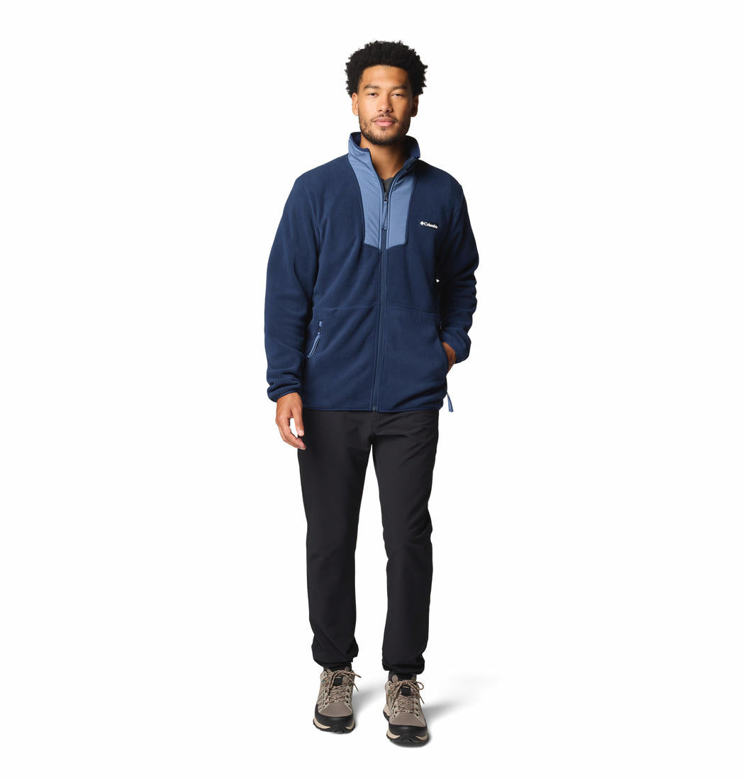 Columbia Mens Blue Sequoia Grove Full Zip Fleece Jacket