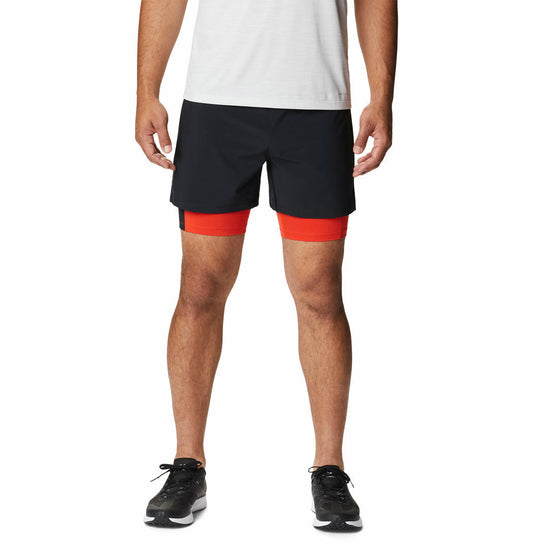 Columbia Men Black M Endless Trail 2 in 1 Shorts
