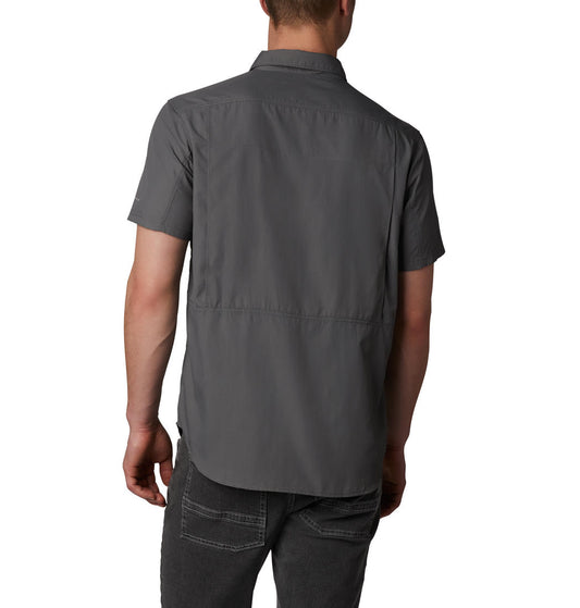 Columbia Men Grey Silver Ridge 2.0 Short Sleeve Shirt