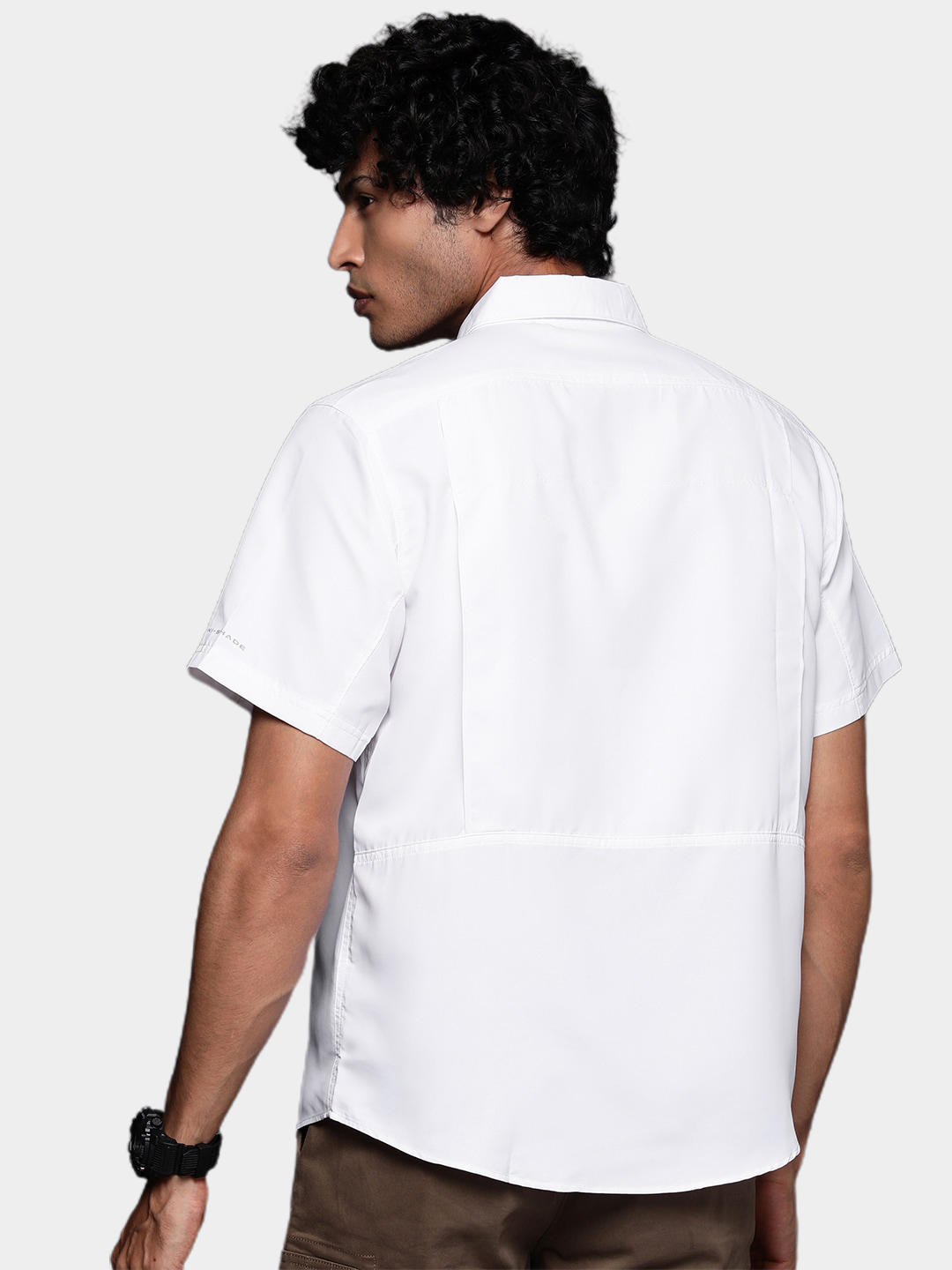 Columbia Men White Silver Ridge 2.0 Short Sleeve Shirt