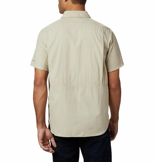 Columbia Men Beige Silver Ridge 2.0 Short Sleeve Shirt