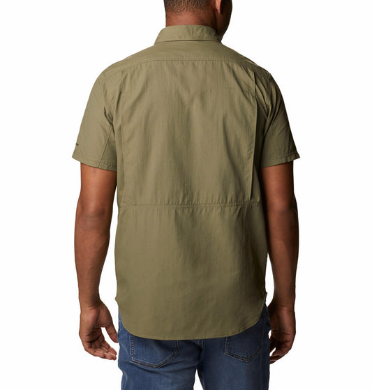 Columbia Men Olive Silver Ridge 2.0 Short Sleeve Shirt
