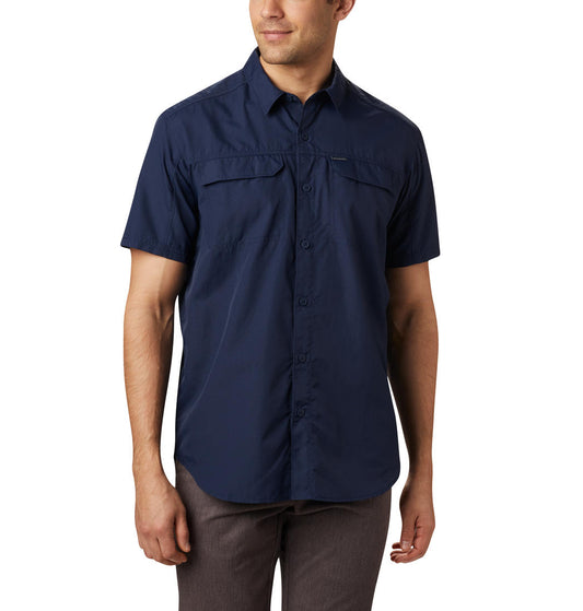Columbia Men Blue Silver Ridge 2.0 Short Sleeve Shirt
