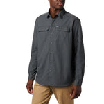 Columbia Men Grey Silver Ridge2.0 Long Sleeve Shirt (Sun Protection)