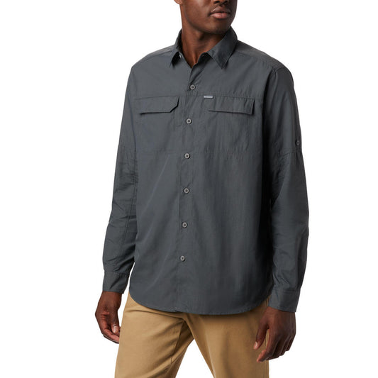 Columbia Men Grey Silver Ridge2.0 Long Sleeve Shirt