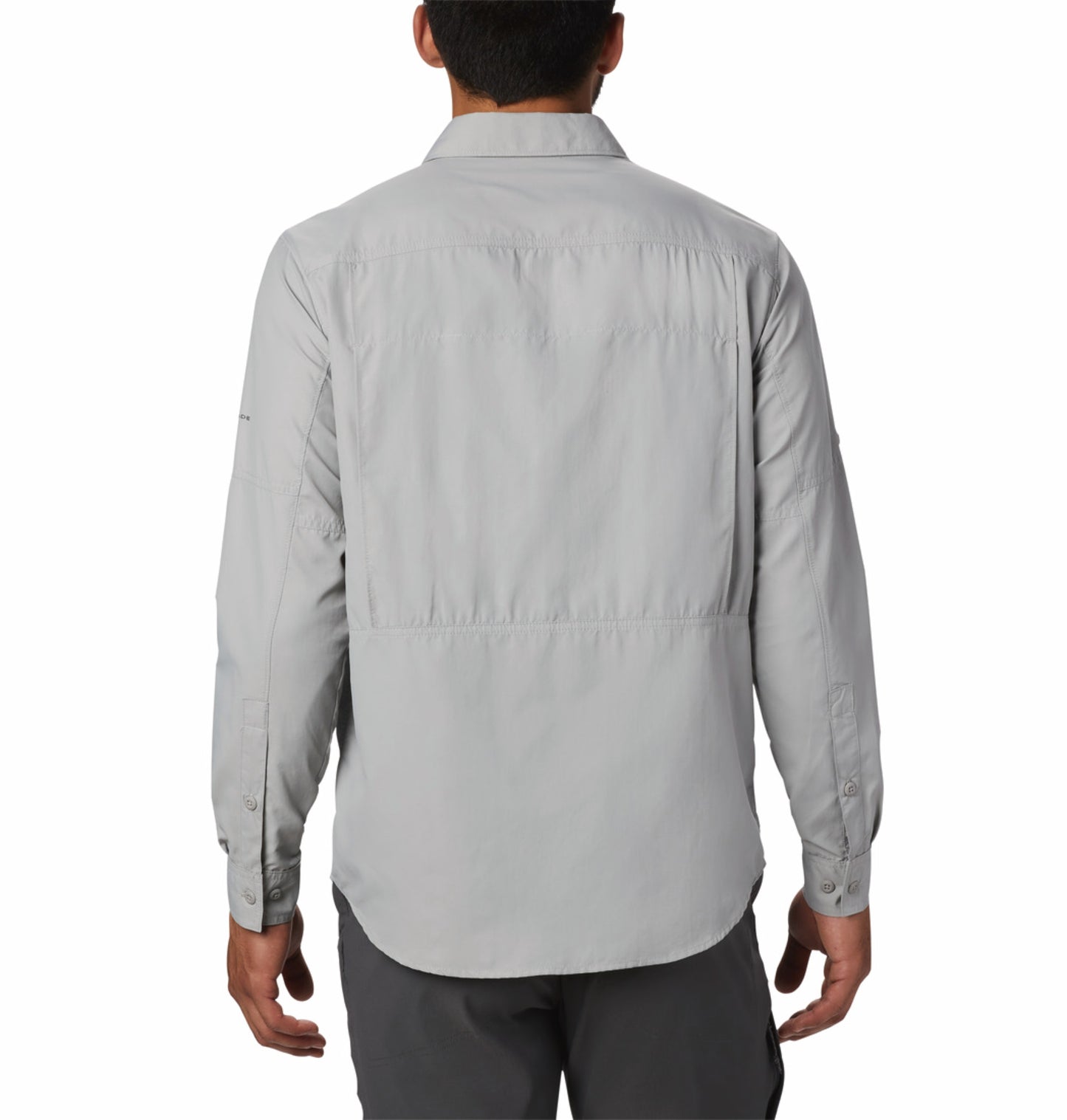 Columbia Men Grey Omni-Shade Silver Ridge 2.0 Long Sleeve Sun Protection Shirt