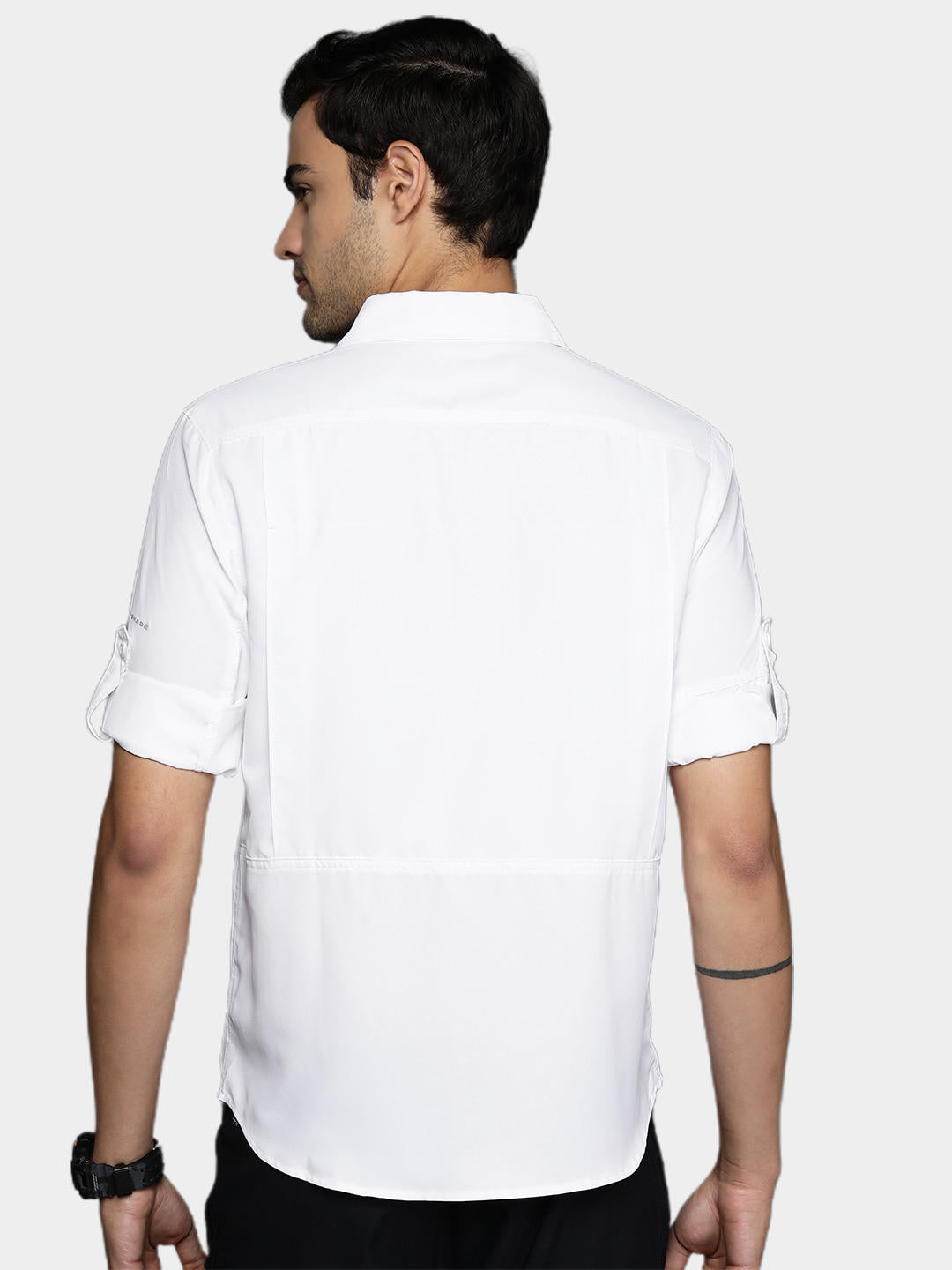 Columbia Men White Silver Ridge2.0 Long Sleeve Shirt