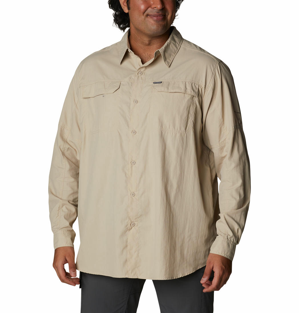 Columbia Men White Silver Ridge2.0 Long Sleeve Shirt