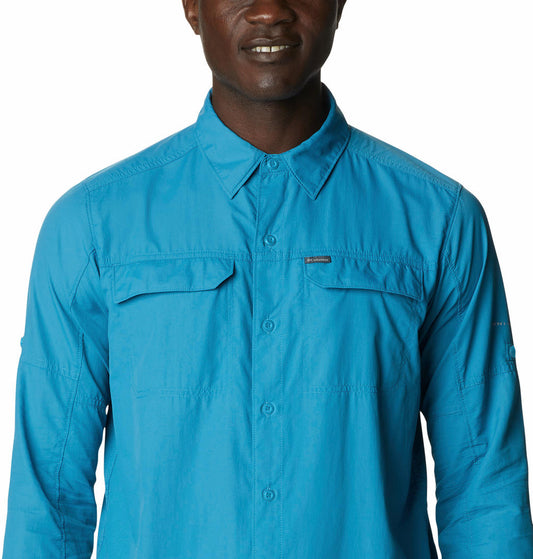 Columbia Men Blue Silver Ridge2.0 Long Sleeve Shirt