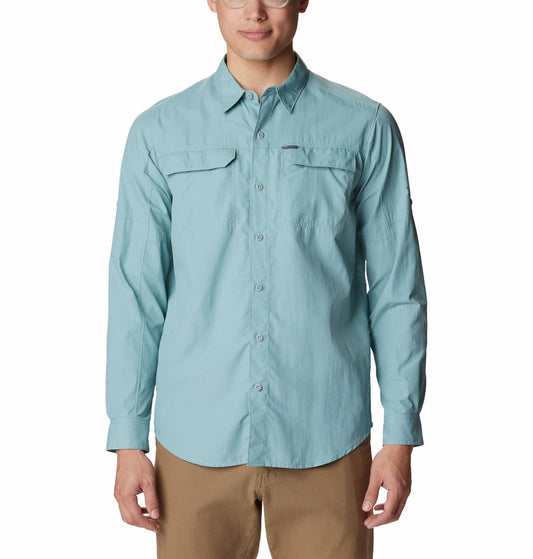 Columbia Men Blue Silver Ridge2.0 Long Sleeve Shirt