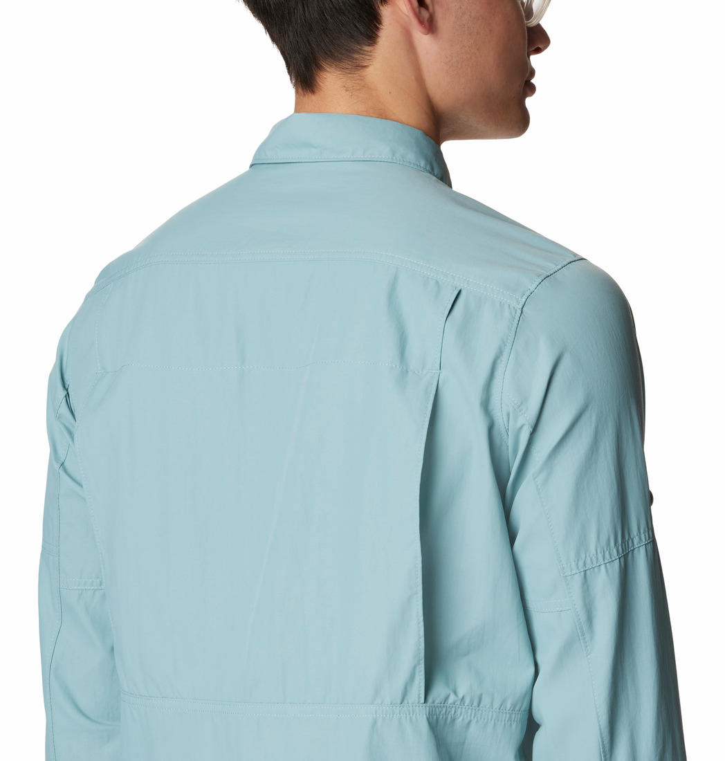 Columbia Men Blue Silver Ridge2.0 Long Sleeve Shirt