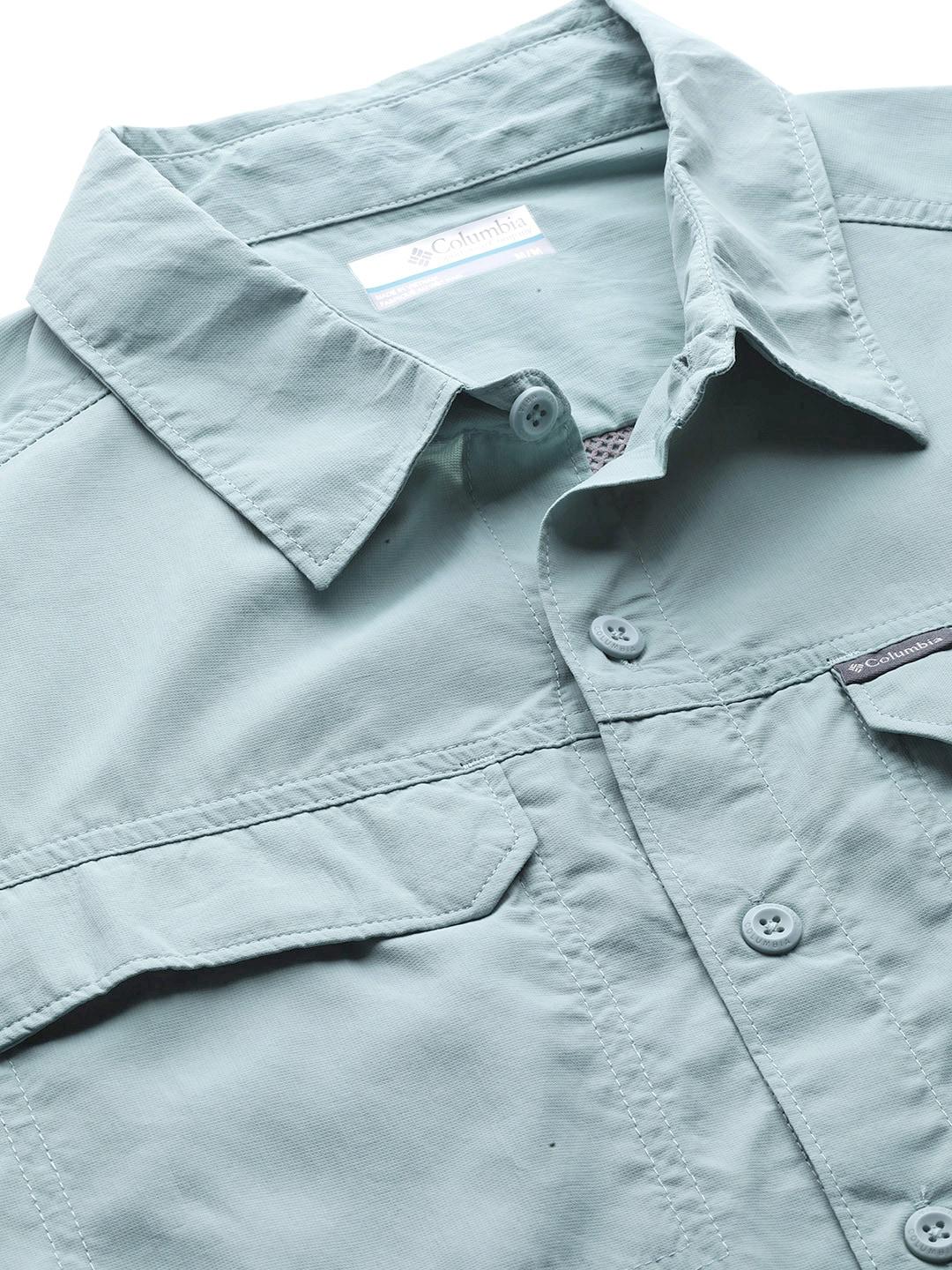 Columbia Men Blue Silver Ridge2.0 Long Sleeve Shirt