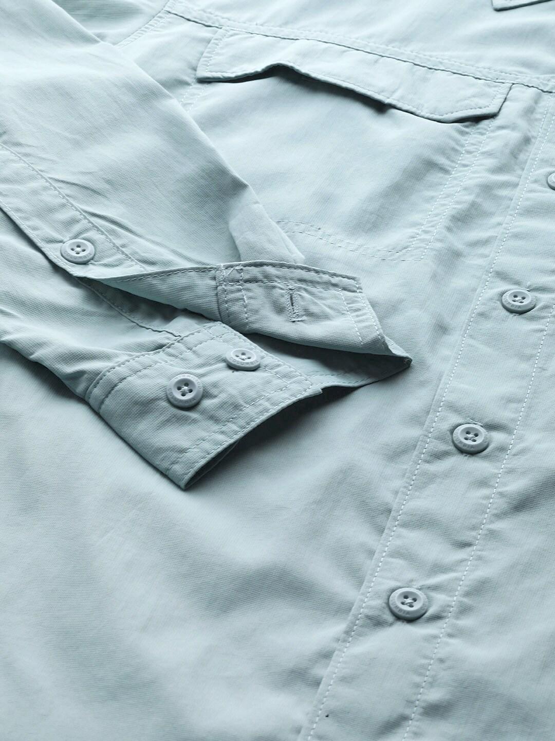 Columbia Men Blue Silver Ridge2.0 Long Sleeve Shirt