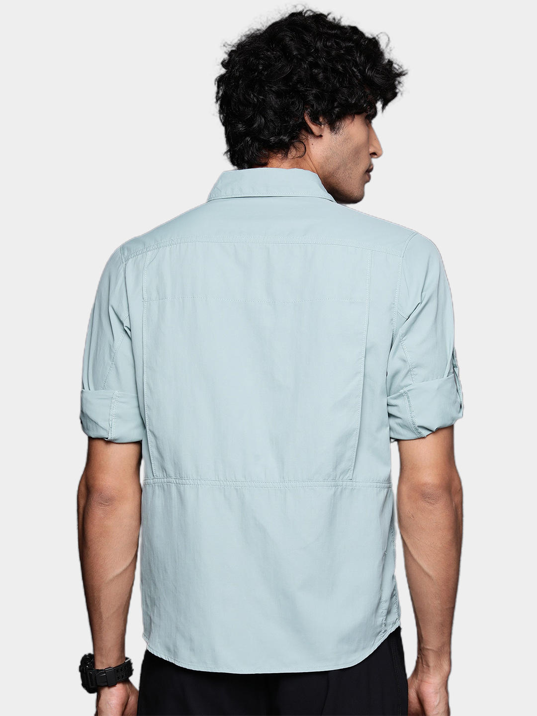 Columbia Men Blue Silver Ridge2.0 Long Sleeve Shirt