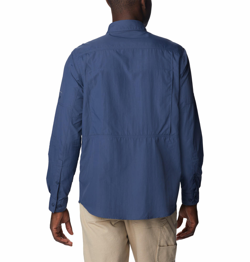 Columbia Mens Blue Silver Ridge2.0 Long Sleeve Shirt