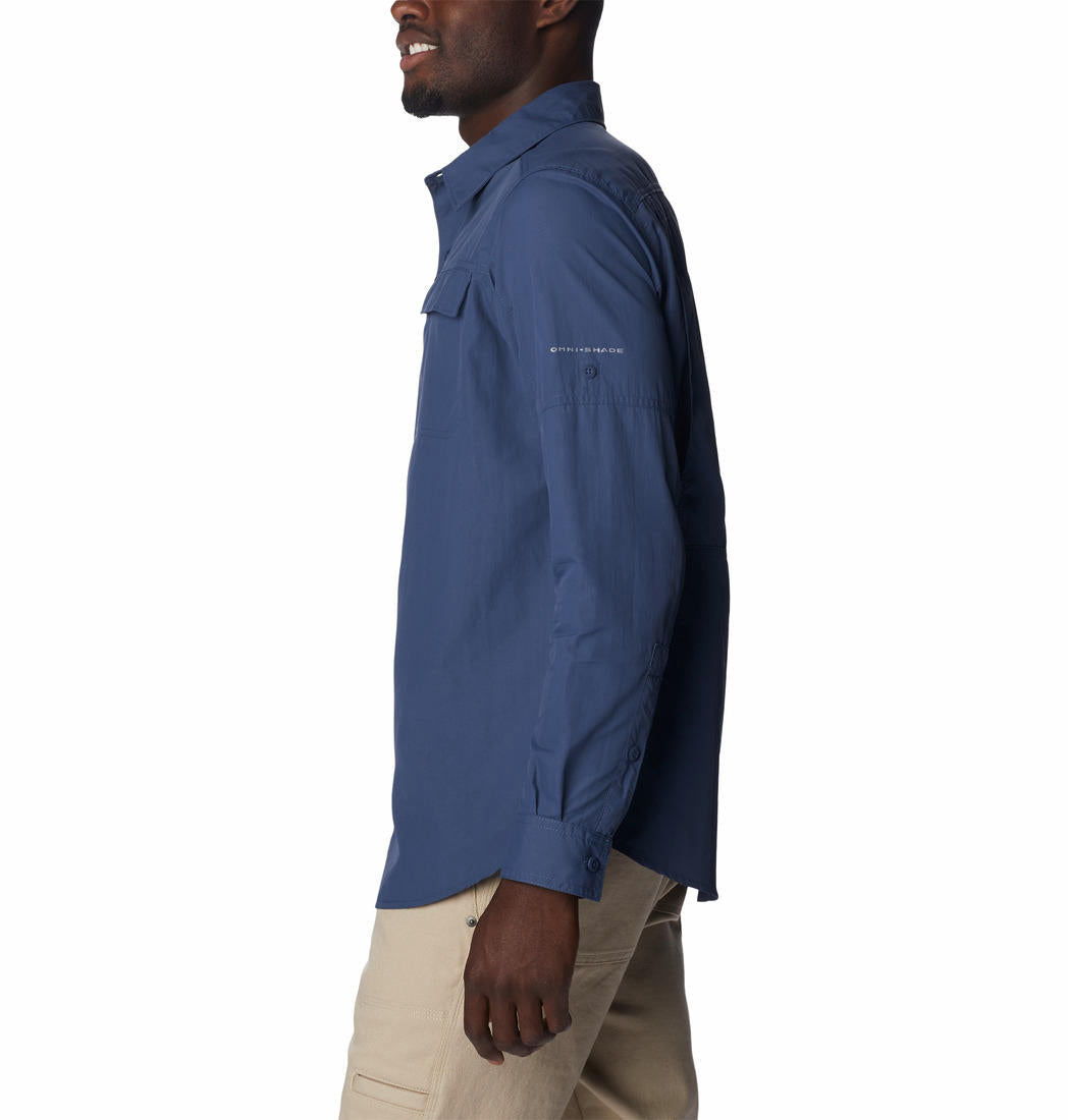 Columbia Mens Blue Silver Ridge2.0 Long Sleeve Shirt