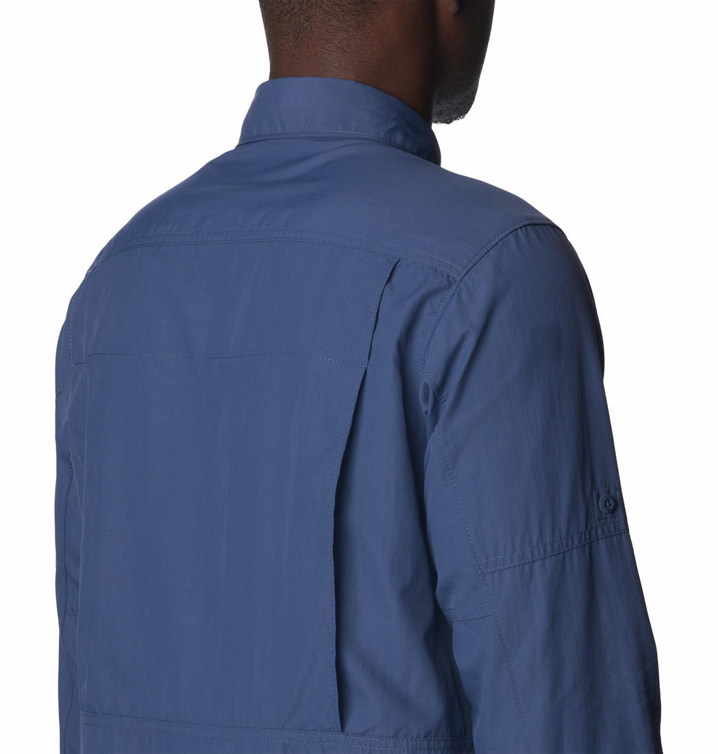 Columbia Mens Blue Silver Ridge2.0 Long Sleeve Shirt