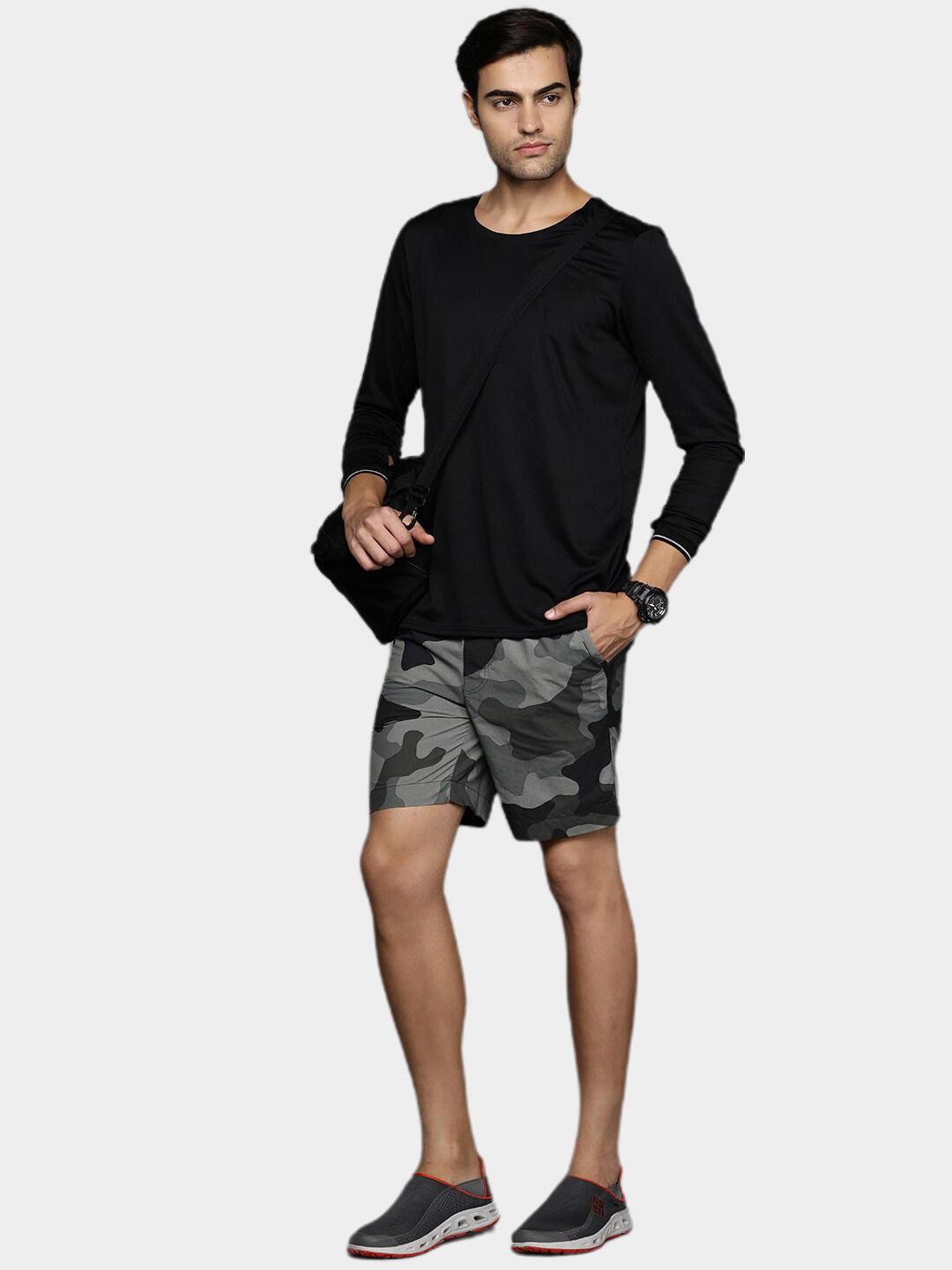 Columbia Men Black M Summerdry Shorts