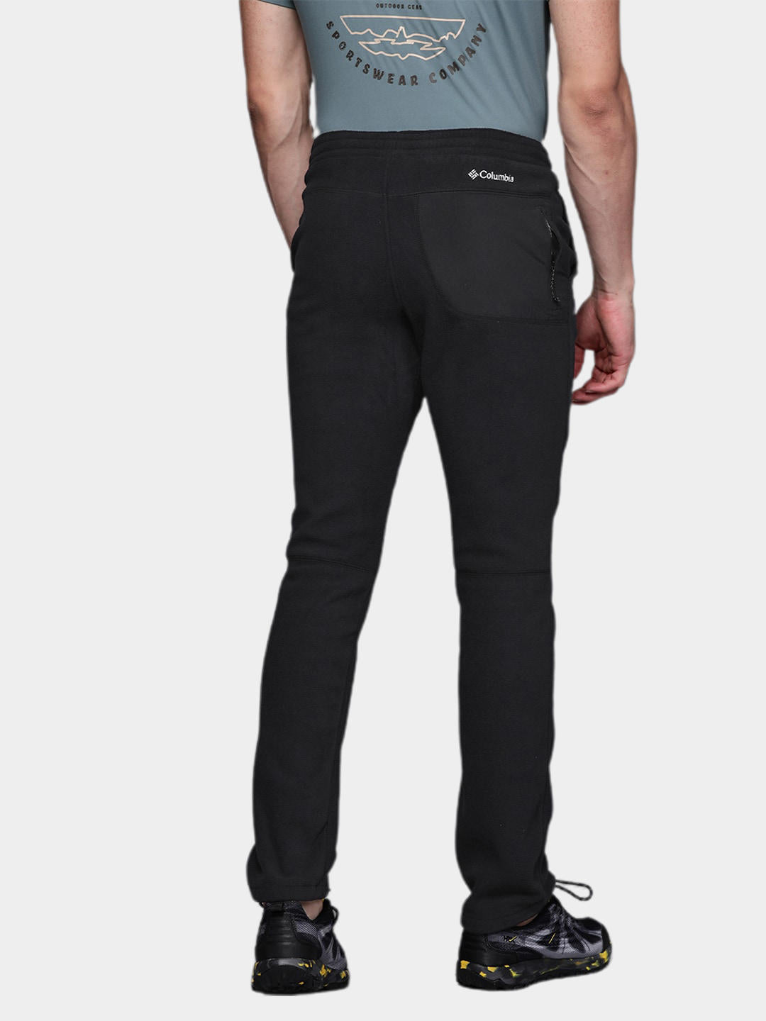 Columbia Men Black Rapid Expedition Fleece Lined Pant